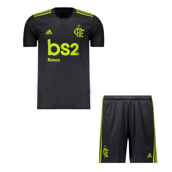 Camiseta Flamengo Replica Tercera Ropa Niños 2019/20 Verde Negro